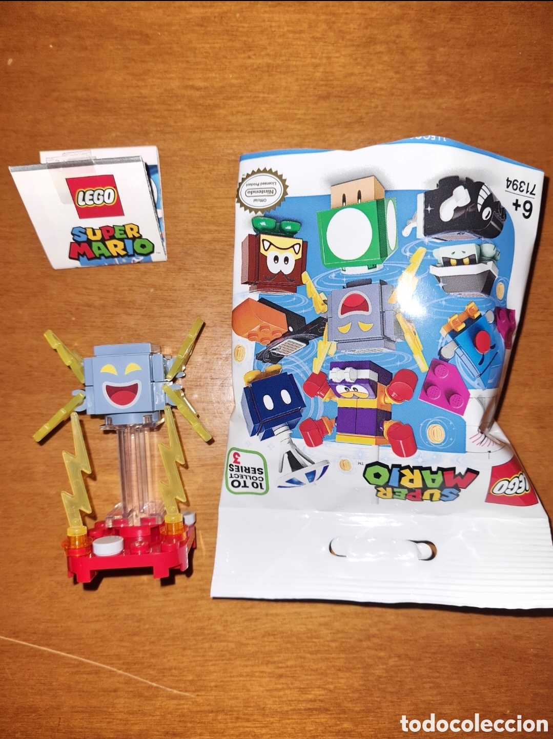 Juegos construcci&oacute;n - Lego: Minifigura Lego Super Mario Bros Nintendo serie 3 Sparky mu&ntilde;eco colecci&oacute;n sobre sorpresa