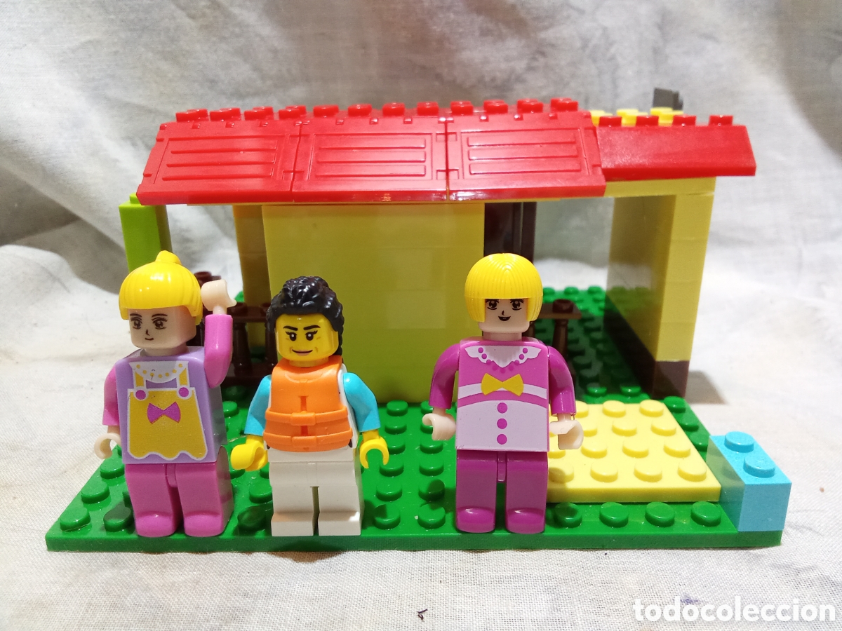 Juegos construcci&oacute;n - LEGO: CASA DE LEGO CON 3 FIGURAS - Foto 1