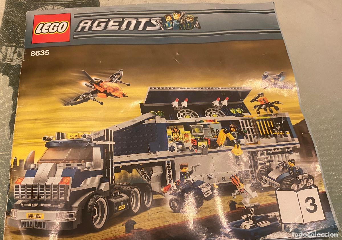 Construction games - LEGO: Libro de instrucciones de montaje de Lego. Colecci&oacute;n Agents, n&ordm; 8635/3. 76 p&aacute;ginas. A&ntilde;o 2008.