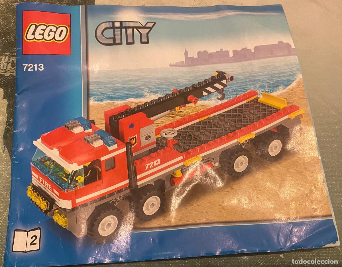 Construction games - LEGO: Libro de instrucciones de montaje de Lego. Colecci&oacute;n City, Cami&oacute;n de bomberos. N&ordm; 7213/2. 60 p&aacute;ginas