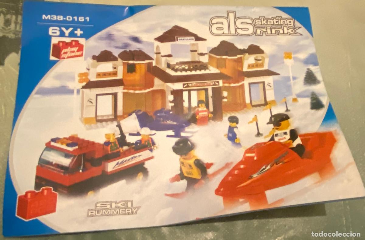 Juegos construcci&oacute;n - Lego: Libro de instrucciones de montaje de Play Stone. ALS Skating Rink. 20 p&aacute;ginas. Buen estado.