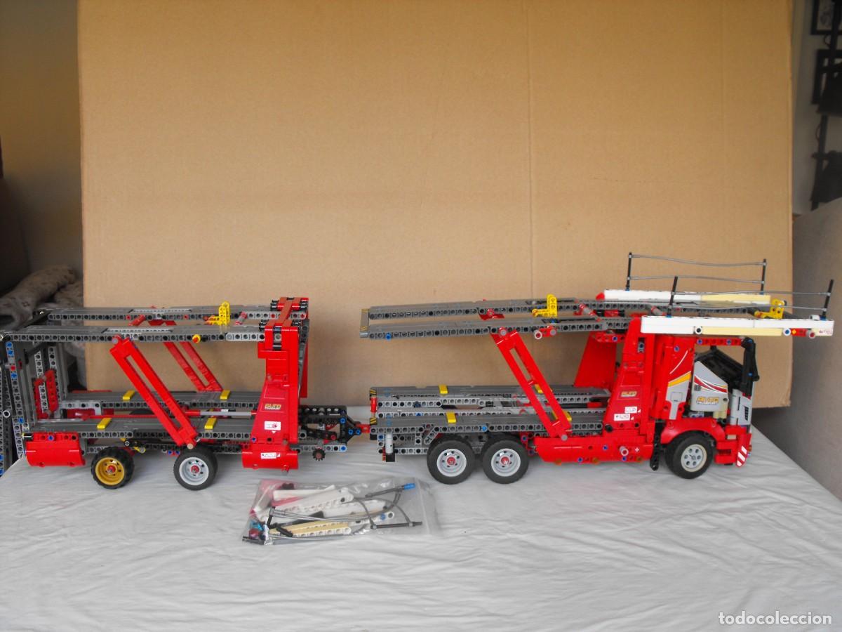 Jeux construction - LEGO: LEGO TECHNIC. Cami&oacute;n trasporte de coches. Re.42098.