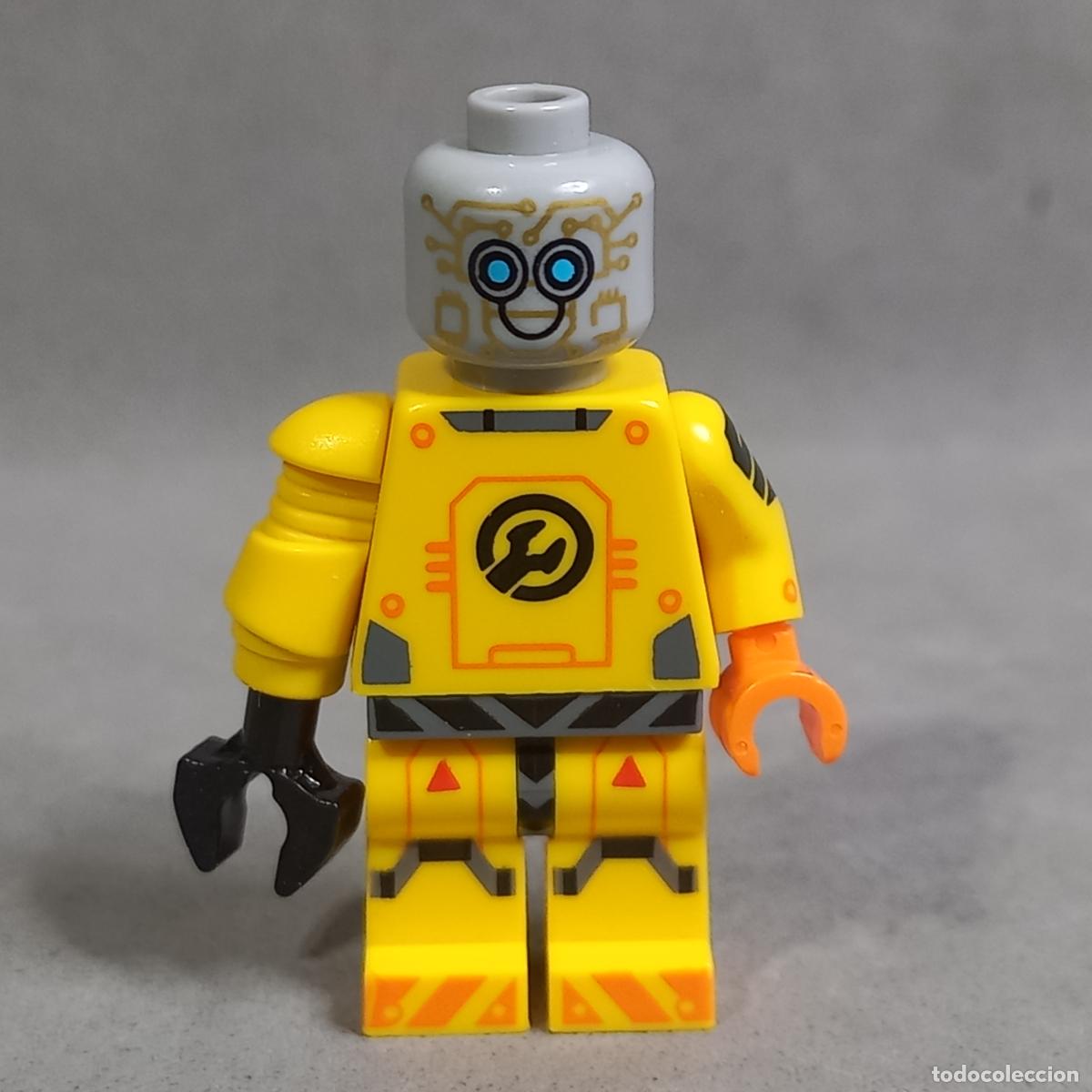 Jogos constru&ccedil;&atilde;o - LEGO: Robot. Minifigura original Lego de los sobres de la Serie 22