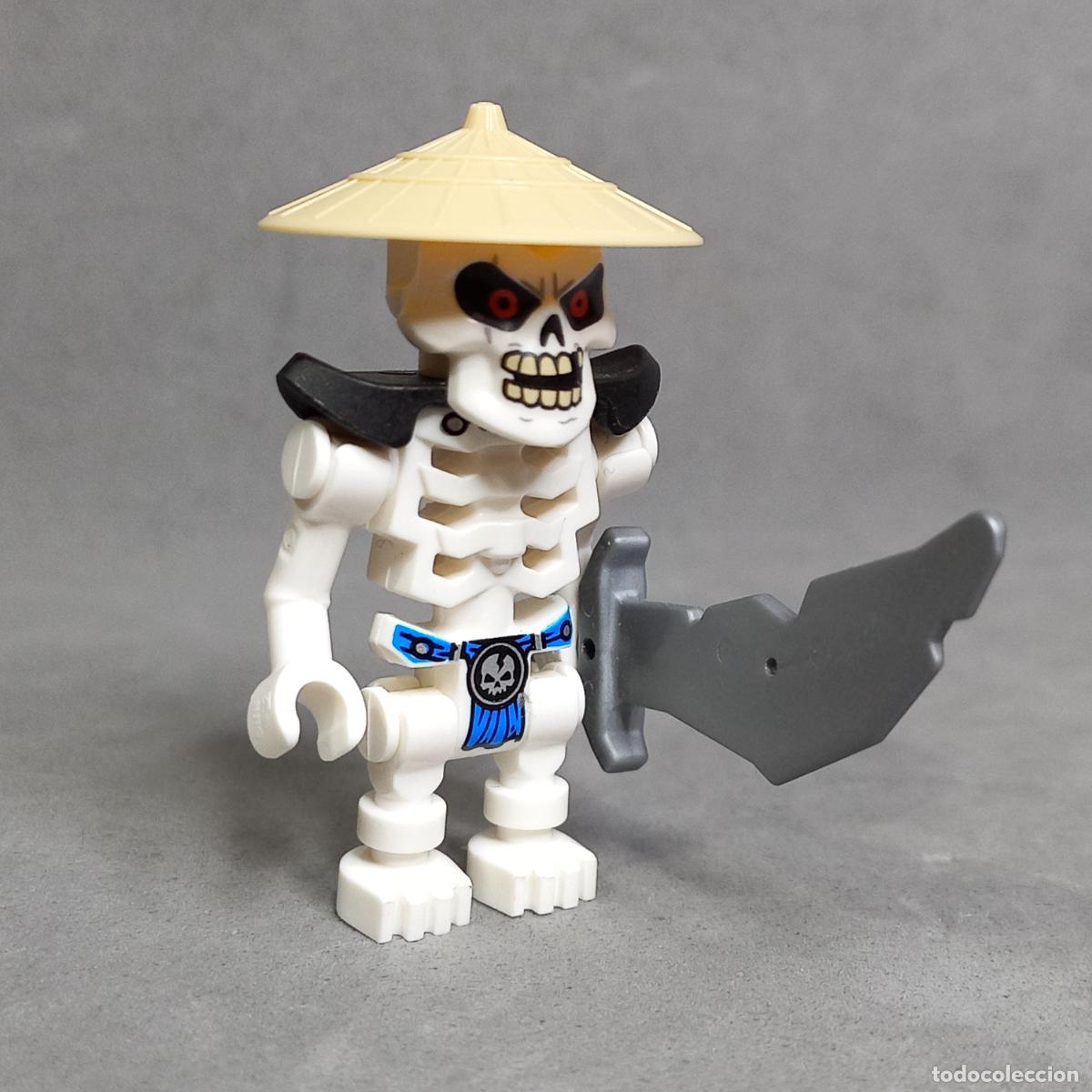 Jogos constru&ccedil;&atilde;o - LEGO: Esqueleto Wyplash, personaje del universo Ninjago. Minifigura original de LEGO.