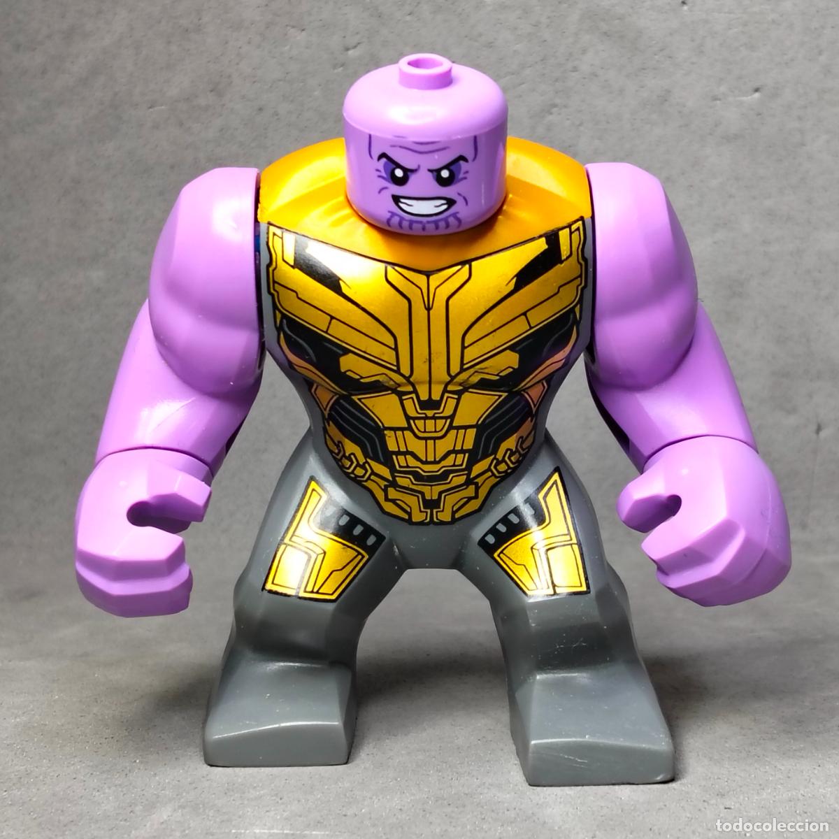 Jogos constru&ccedil;&atilde;o - LEGO: Thanos, personaje del universo Marvel Avengers. Minifigura original Lego, referencia de set 76192