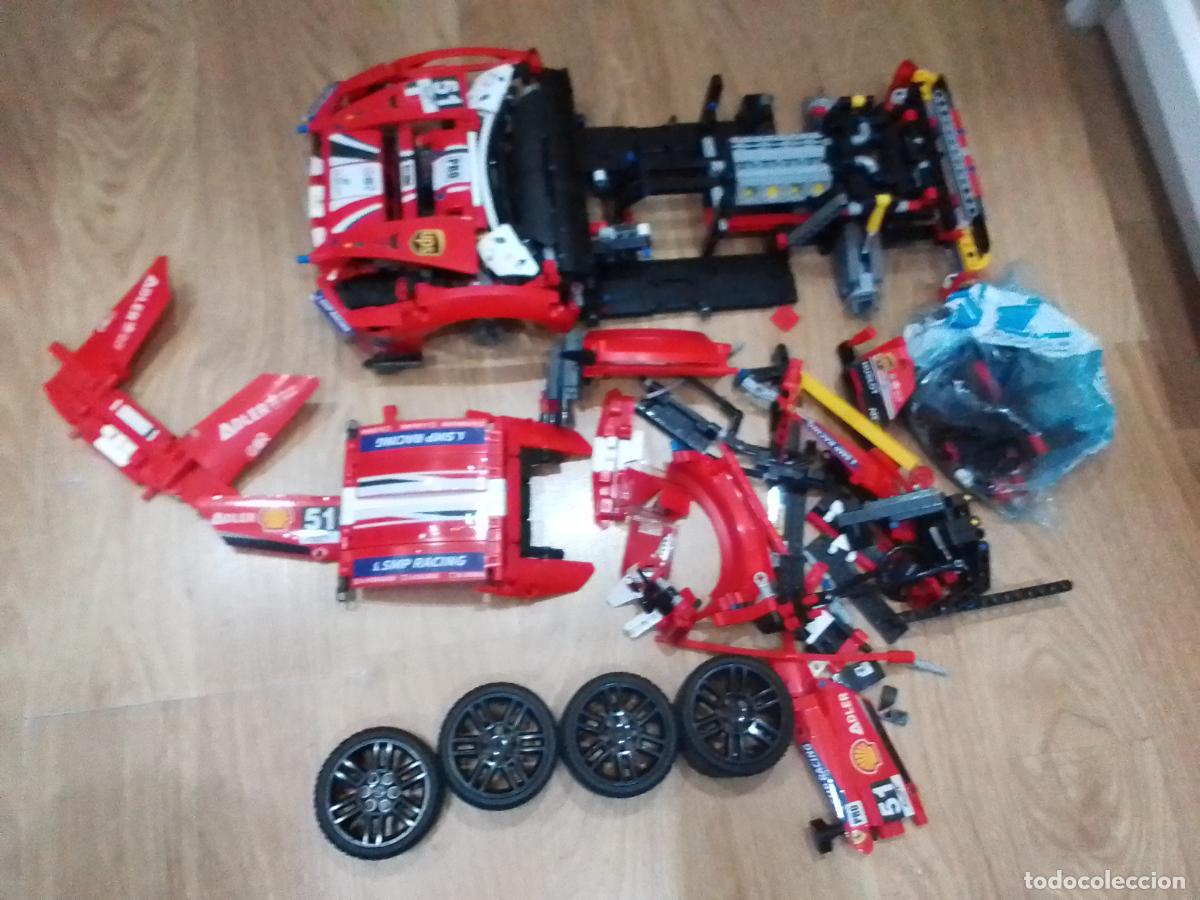 Juegos construcci&oacute;n - Lego: COCHE COMPLETO DE PIEZAS DE LEGO DE FORMULA