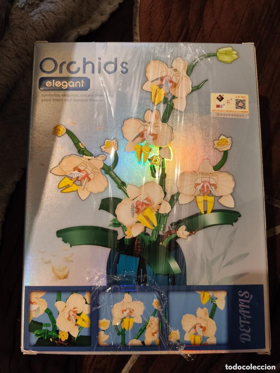 Juegos construcci&oacute;n - Lego: Juego de construcion tipo lego orquidea