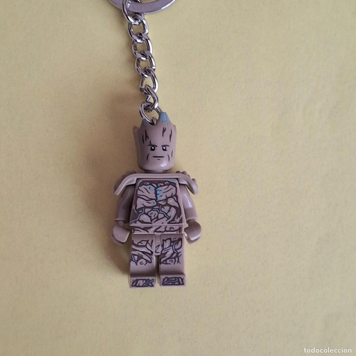 Juegos construcci&oacute;n - Lego: LEGO LLAVERO MINI FIGURA - MARVEL GROOT - NUEVO SIN USAR