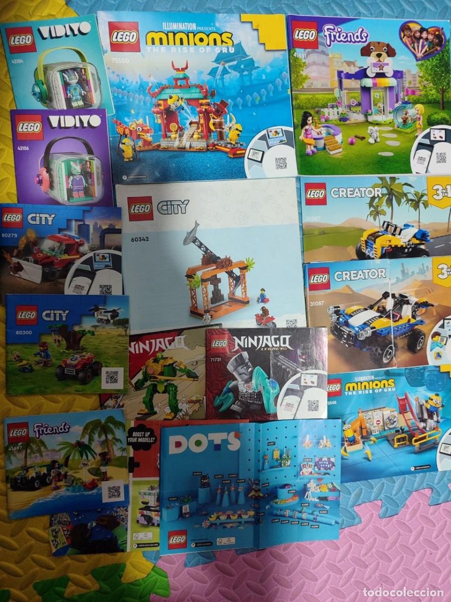 Juegos construcci&oacute;n - Lego: Lote de manuales lego variados