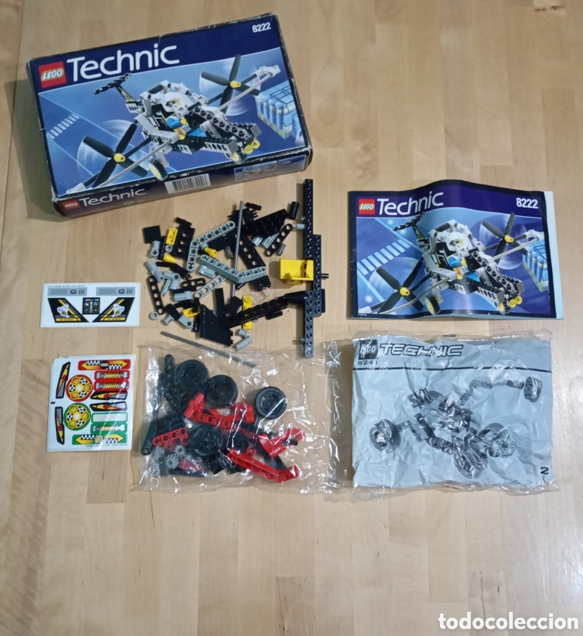 Juegos construcci&oacute;n - Lego: Lego Technic 8222 + 8241. A&ntilde;os 1997 - 2001 Sin minifiguras