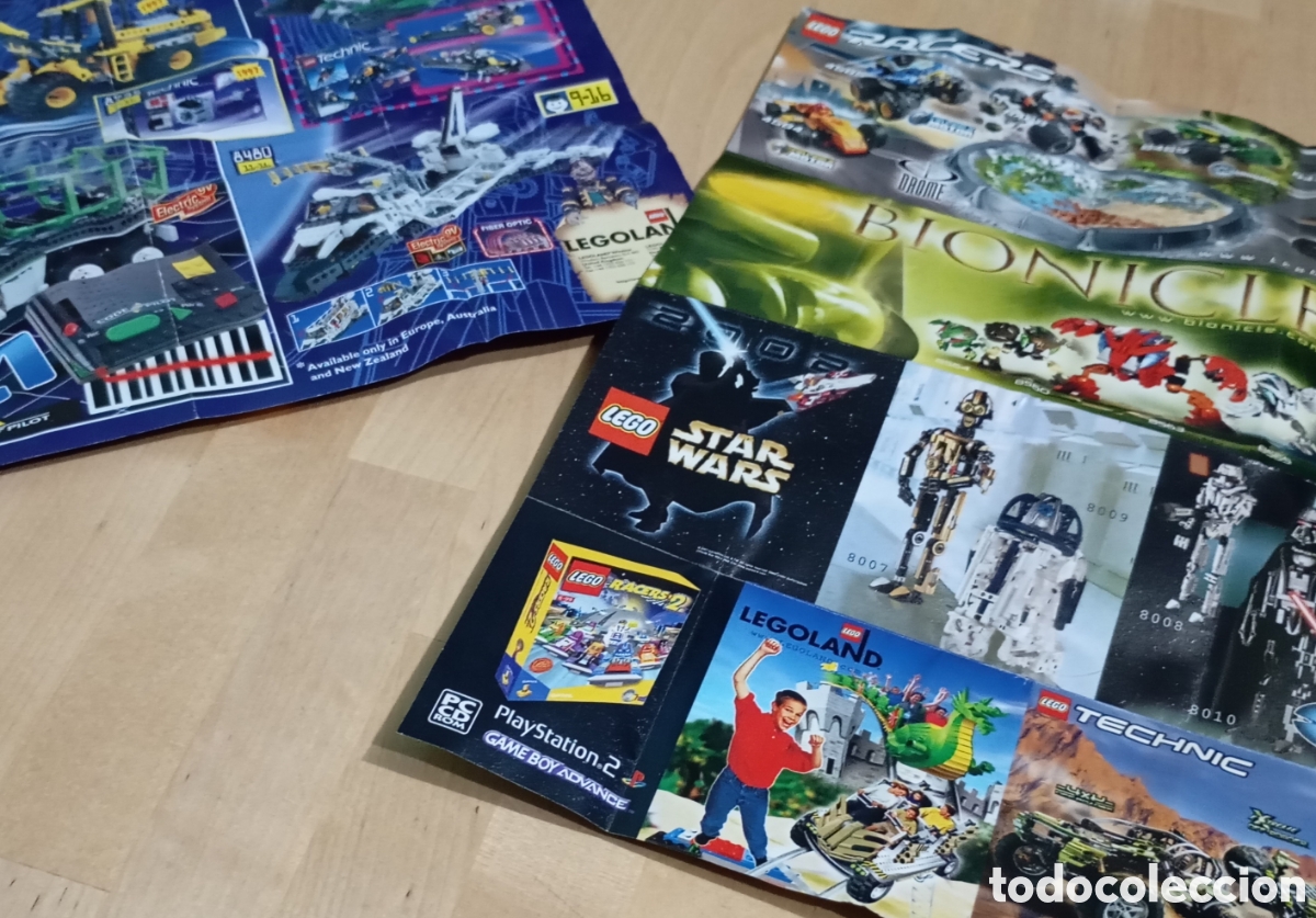 Juegos construcci&oacute;n - Lego: 1997 2002 Lego Cat&aacute;logos Star Wars Bionicle Racers Technic # CD-Rom Game Boy Advance Ps2 Play2