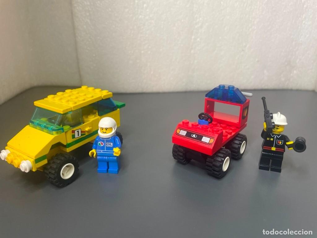 Juegos construcci&oacute;n - Lego: LEGO - Town : Outback Racer y Jefe de bomberos de los sets 6550 y 6407 de 1997