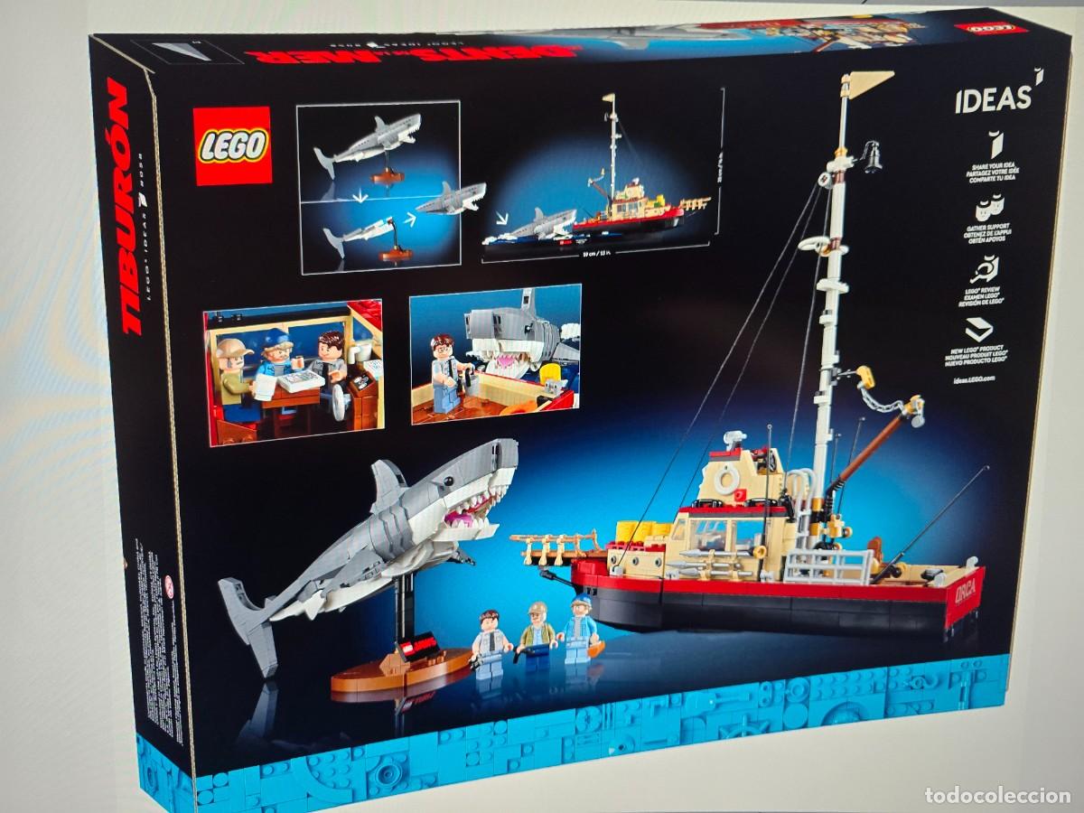 Juegos construcci&oacute;n - Lego: LEGO Ideas Jaws 21350 Tibur&oacute;n + Luces