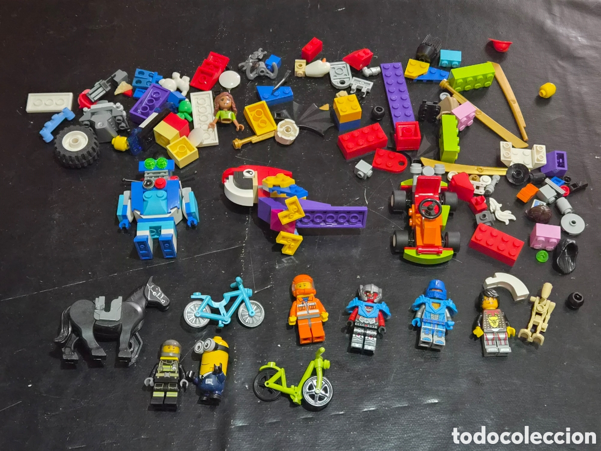 Juegos construcci&oacute;n - Lego: LOTE DE FIGURAS Y PIEZAS LEGO