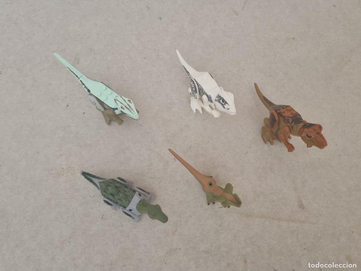 Juegos construcci&oacute;n - LEGO: Lote de 5 dinosaurios tipo Lego - Foto 2