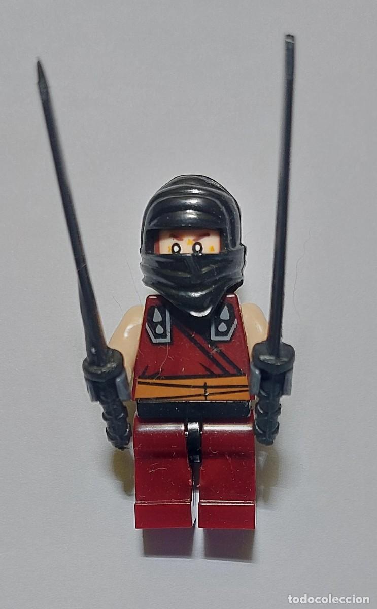 Juegos construcci&oacute;n - Lego: No original, copia LEGO - Minifigura Ninja Oscuro de la serie Tortugas Ninja.