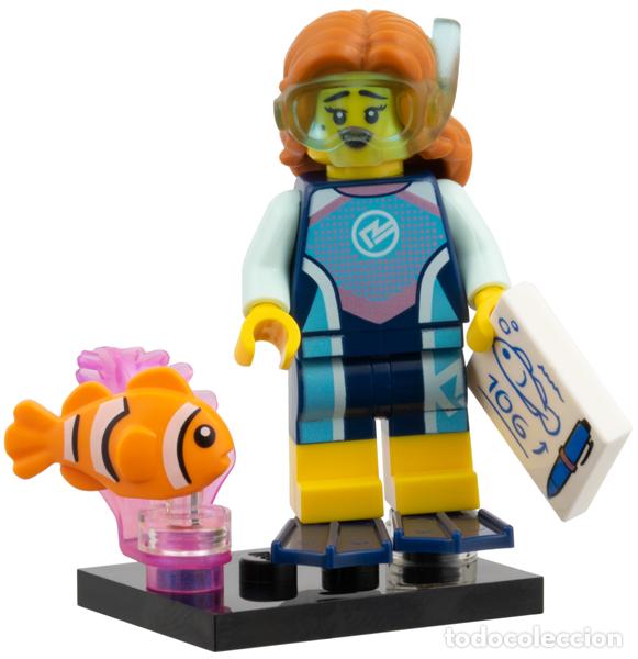 Construction games - LEGO: Minifigura LEGO 71052-2 Marine Biologist de Lego MINIFIGURES series 29