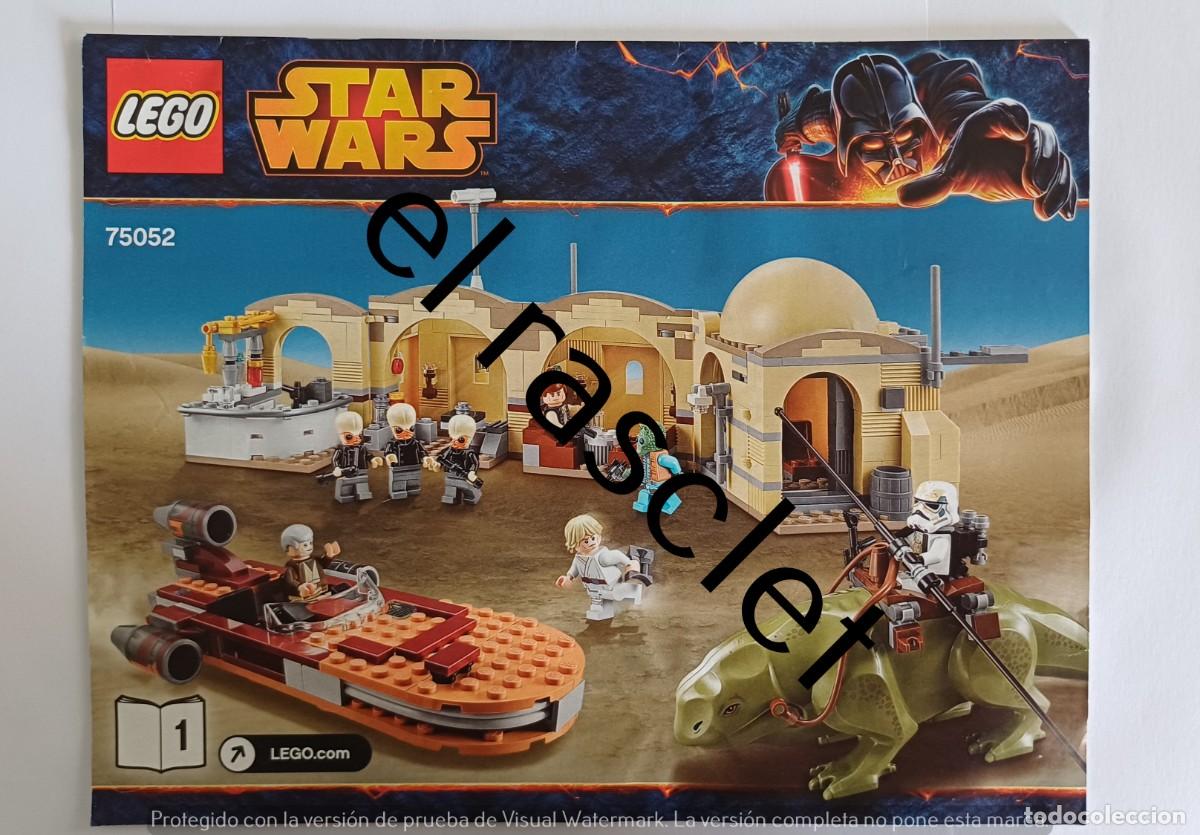 Juegos construcci&oacute;n - Lego: MANUAL INSTRUCCIONES MONTAJE LEGO - STAR WARS- NUMERO 75052