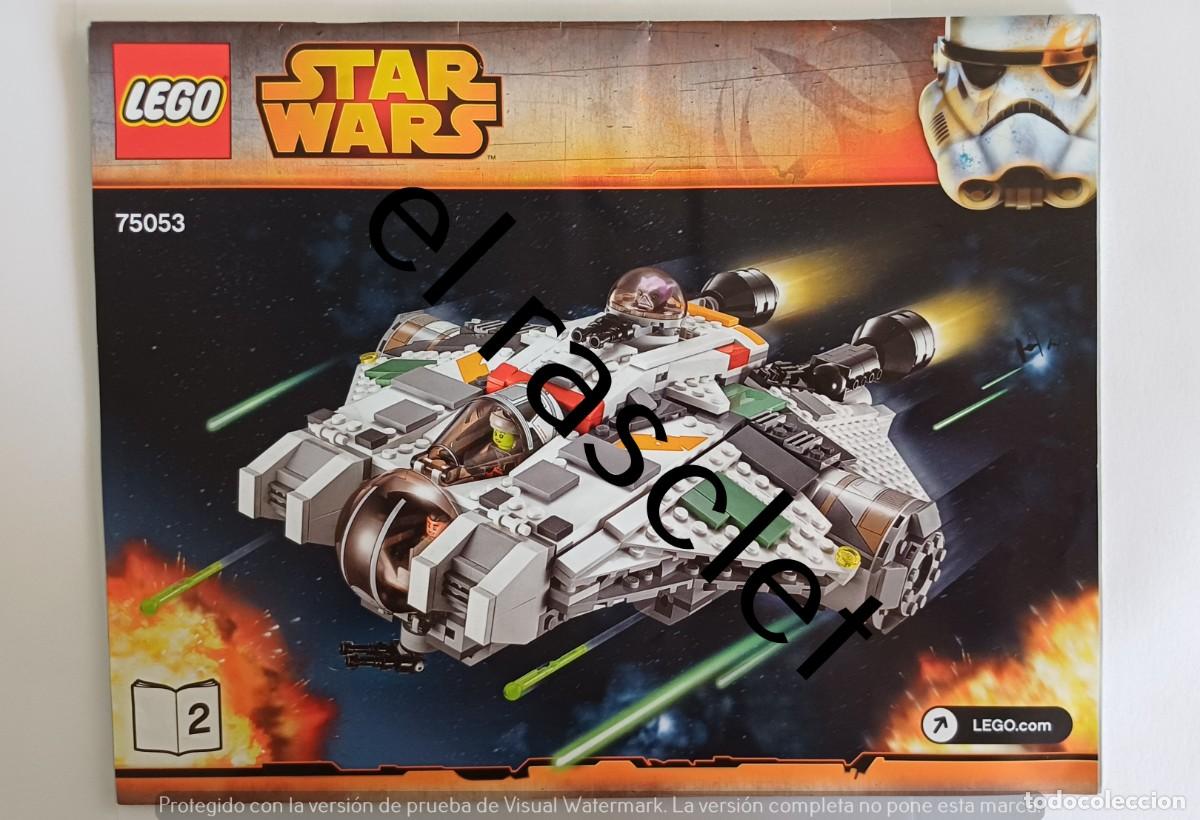 Juegos construcci&oacute;n - Lego: MANUAL INSTRUCCIONES MONTAJE LEGO - STAR WARS- NUMERO 75053