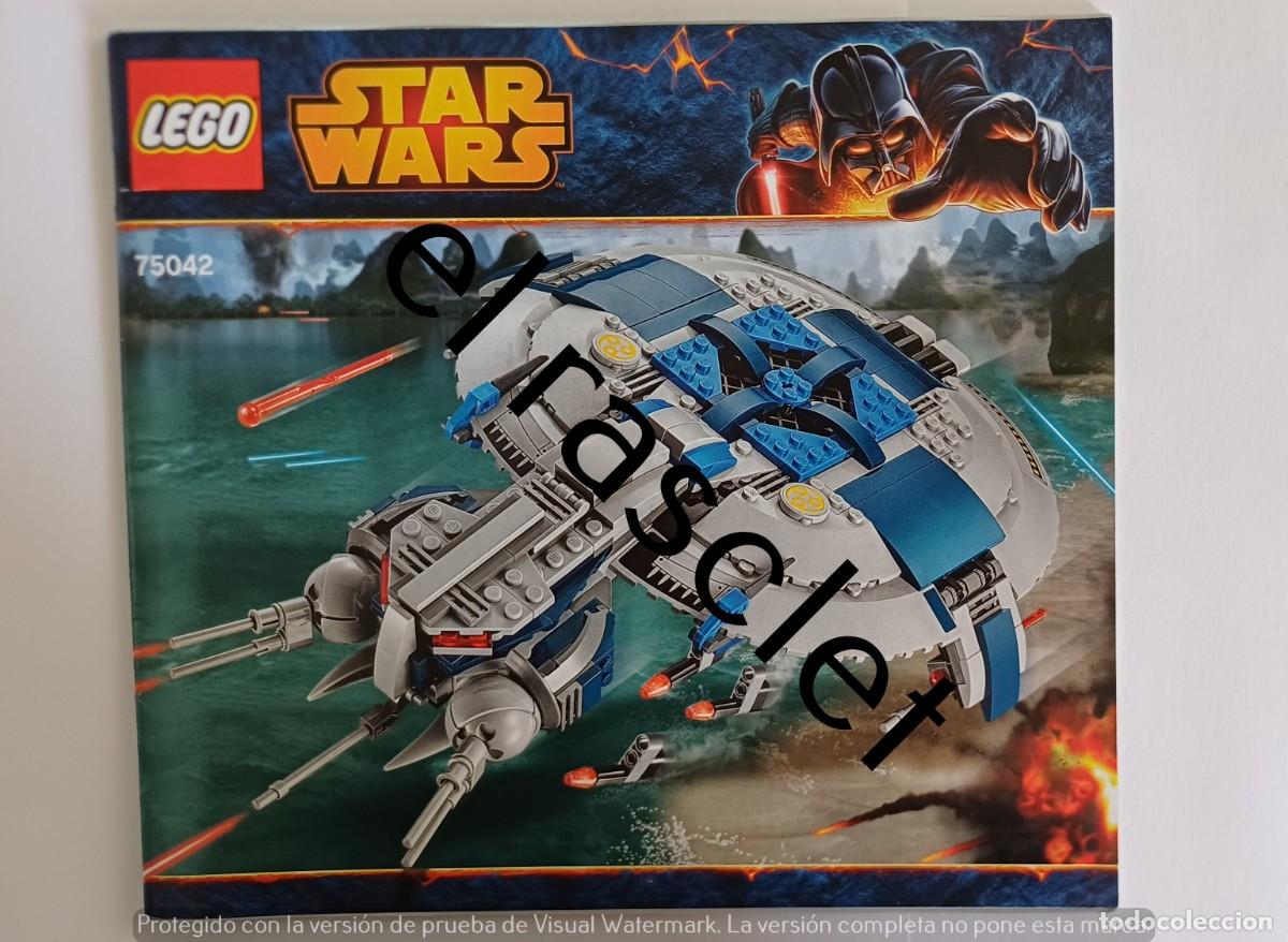 Juegos construcci&oacute;n - Lego: MANUAL INSTRUCCIONES MONTAJE LEGO - STAR WARS- NUMERO 75042