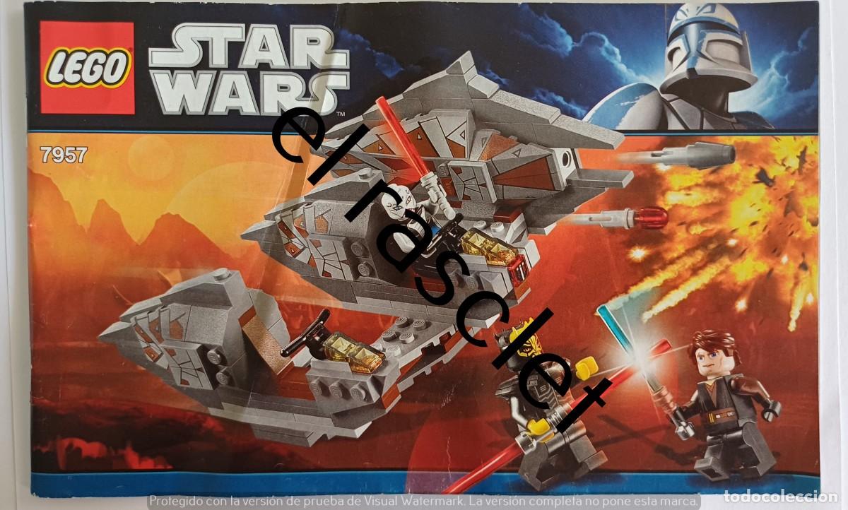 Juegos construcci&oacute;n - Lego: MANUAL INSTRUCCIONES MONTAJE LEGO - STAR WARS- NUMERO 7957