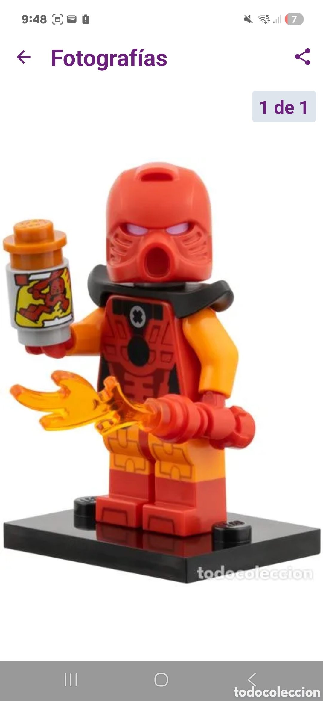 Juegos construcci&oacute;n - Lego: Lego Bionicle Cosplayer (Precintado) Serie 29 de Minifiguras -Set 71052- Muy dif&iacute;cil de conseguir