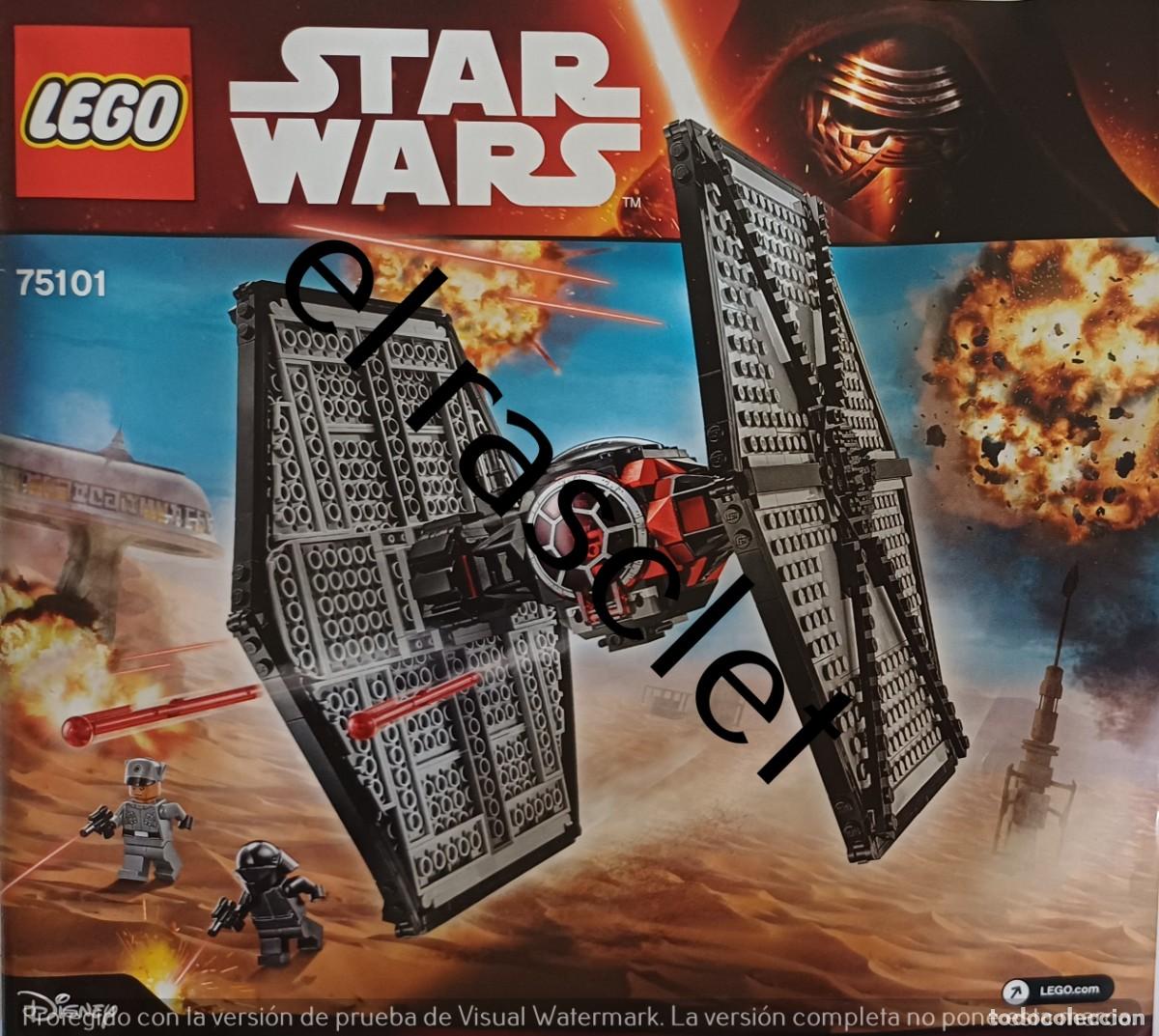 Juegos construcci&oacute;n - Lego: MANUAL INSTRUCCIONES MONTAJE LEGO - STAR WARS- NUMERO 75101