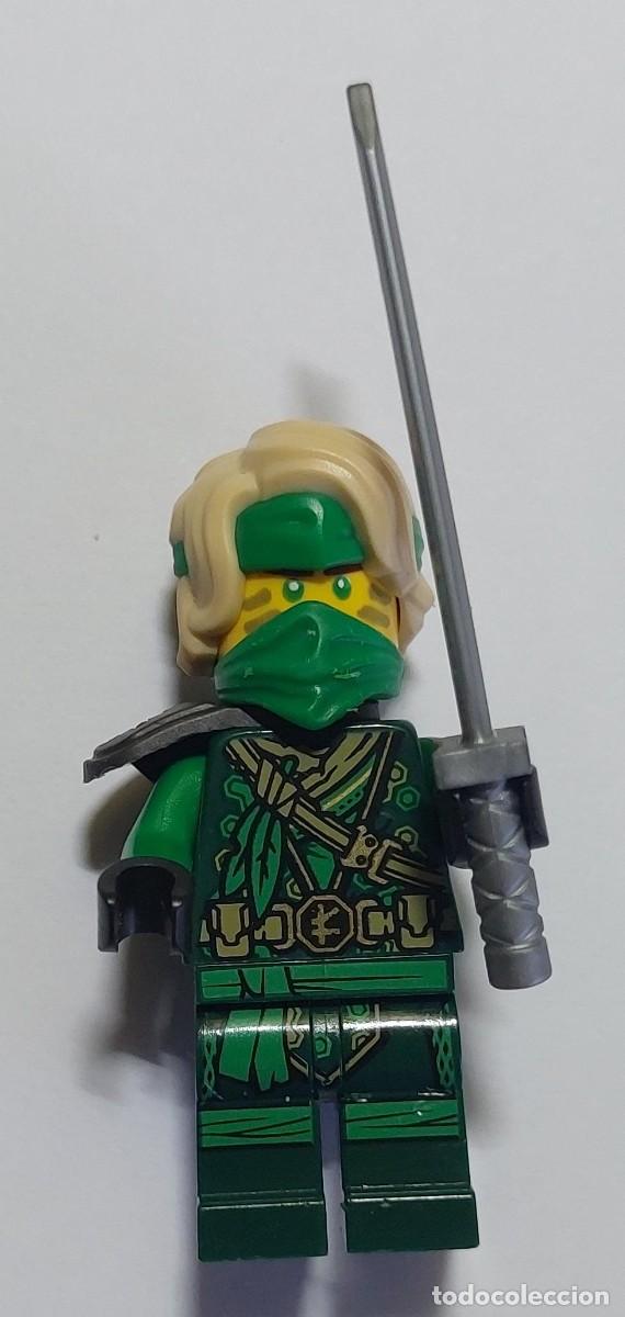 Juegos construcci&oacute;n - Lego: Original LEGO - Lloyd The Island, Ninjago &rdquo;Lloyd de la Isla&rdquo; con m&aacute;scara, espada gris, hombrera
