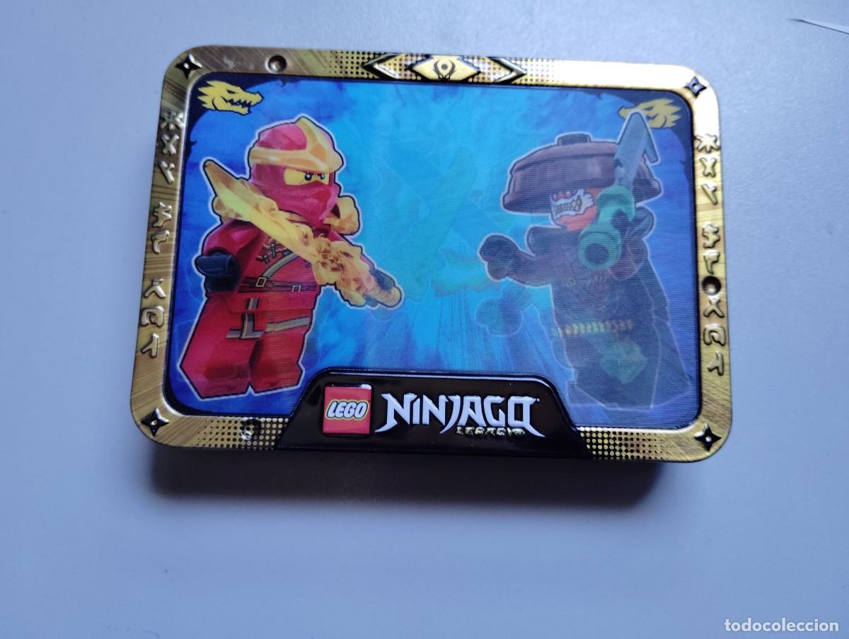 Juegos construcci&oacute;n - Lego: LEGO. ORIGINAL. NINJAGO. CAJITA METALICA L0002213. CON MINIFIGURAS. NUEVO