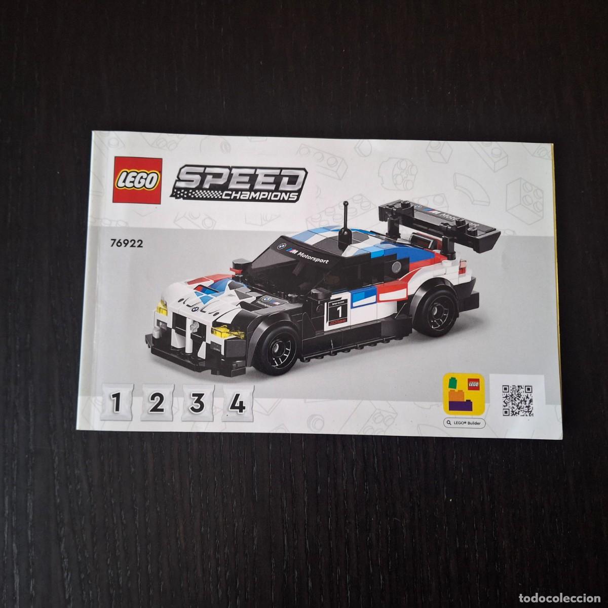 Spielzeug zum Bauen - LEGO: MANUAL INSTRUCCIONES MONTAJE - LEGO 76922 SPEED CHAMPIONS BMW M4 GT3 - LIBRO USUARIO CONSTRUCCION