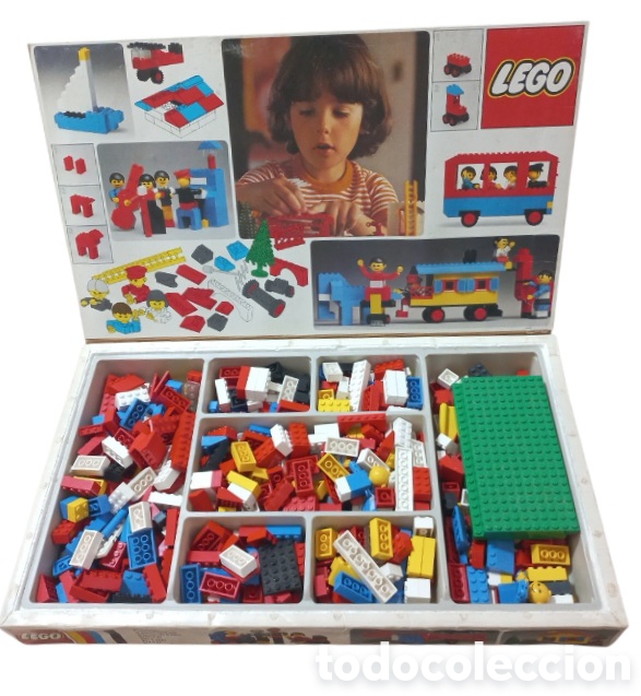 Juegos construcci&oacute;n - Lego: LEGO 50 UNIVERSAL BUILDING SET MAS DE 300 PIEZAS. A&Ntilde;O 1976