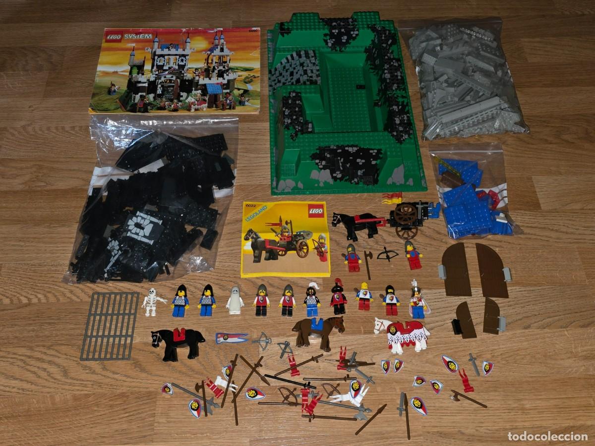 Juegos construcci&oacute;n - Lego: LEGO 6090+6022 Royal Knight's Castle 1995 *LEER* Legoland-Tente-Castle-Star Wars-Piratas-System