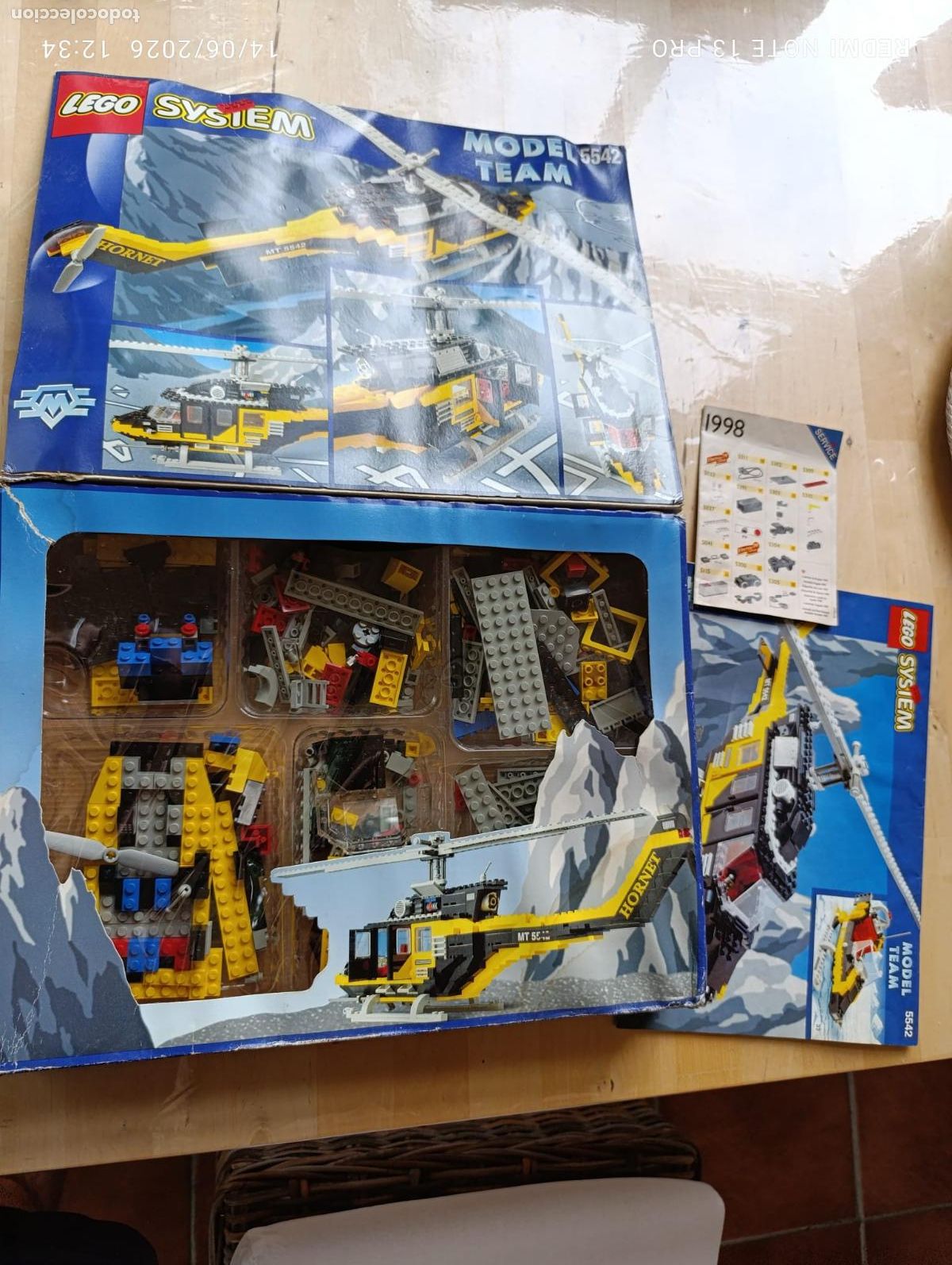 Jeux construction - LEGO: LEGO SYSTEM VEH&Iacute;CULOS SERIE COMPETITION REF.5542.A&Ntilde;O 1998.