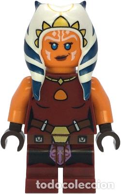 Juegos construcci&oacute;n - LEGO: Minifigura LEGO Ahsoka Tano con Padawan Atuendo y Medium Piernas de Lego STAR WARS