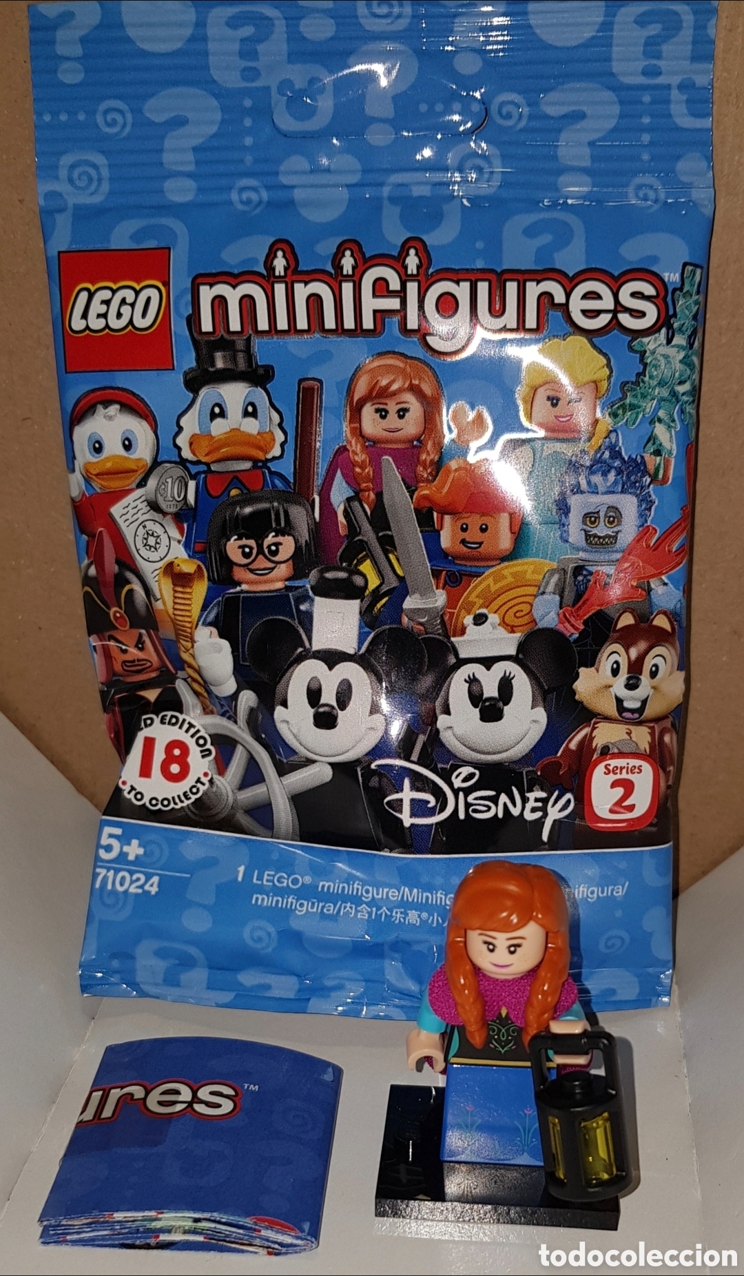 Juegos construcci&oacute;n - LEGO: Minifigura Disney sobre sorpresa Lego serie 2 original Ana Anna Frozen nueva con sobre y folleto