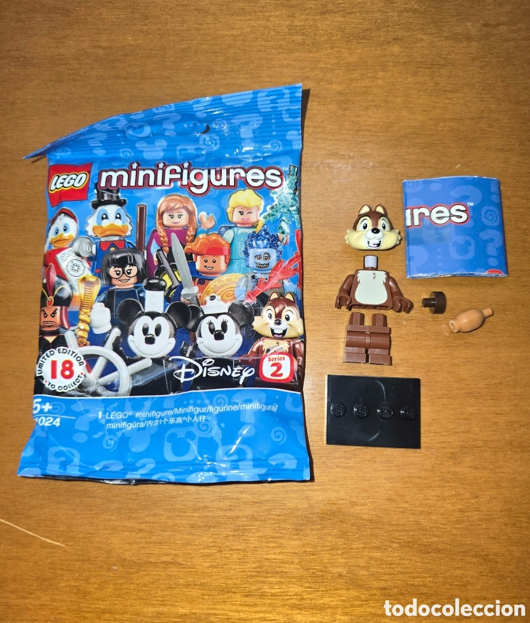 Juegos construcci&oacute;n - LEGO: Minifigura Disney sobre sorpresa Lego serie 2 original ardilla Chip y Chop nueva con sobre y folleto