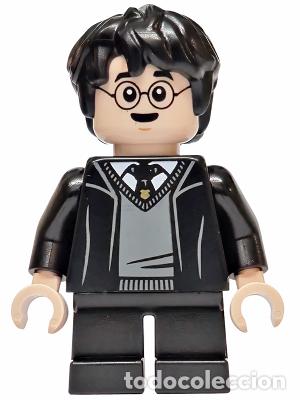 Juegos construcci&oacute;n - LEGO: Minifigura LEGO Harry Potter con t&uacute;nica negra (Surprised / cerrado Ojos) de Lego HARRY POTTER