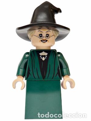 Juegos construcci&oacute;n - LEGO: Minifigura LEGO Profesor/a Minerva McGonagall con sombrero negro doblado de Lego HARRY POTTER