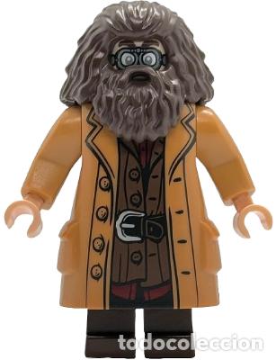 Juegos construcci&oacute;n - LEGO: Minifigura LEGO Hagrid con gafas de protecci&oacute;n de Lego HARRY POTTER