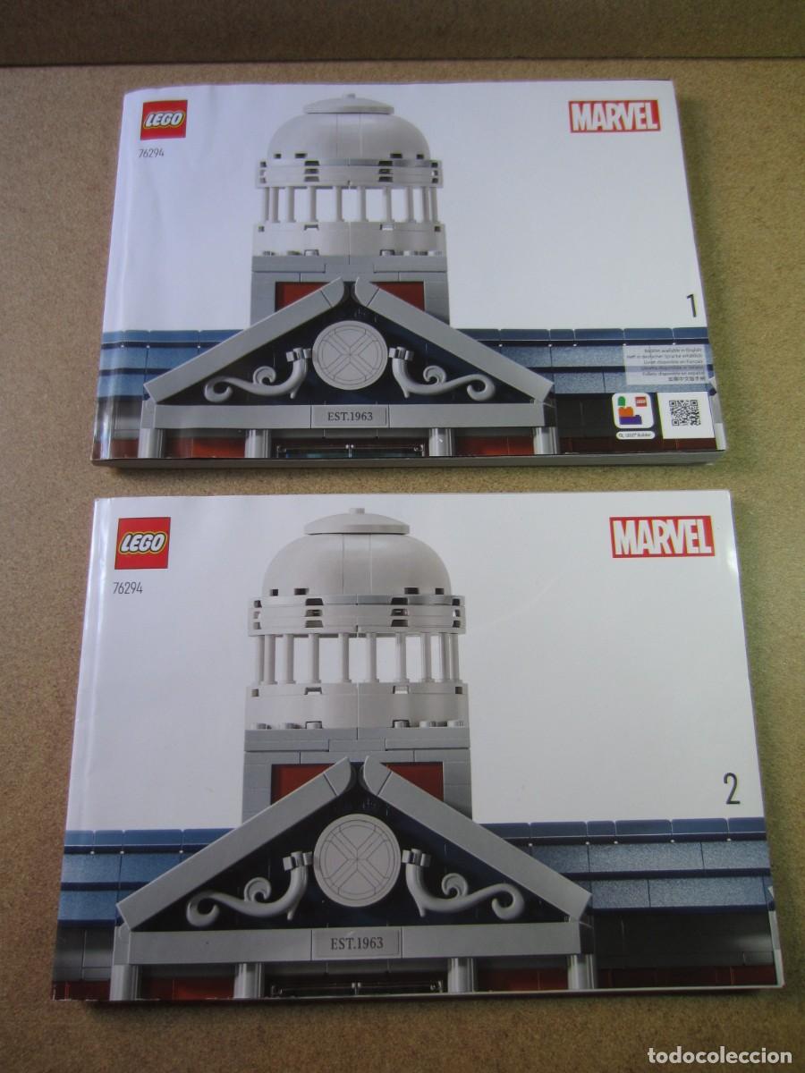 Juegos construcci&oacute;n - LEGO: Manuales Originales de Montaje 1 y 2 Lego 76294 X-Men Mansi&oacute;n X