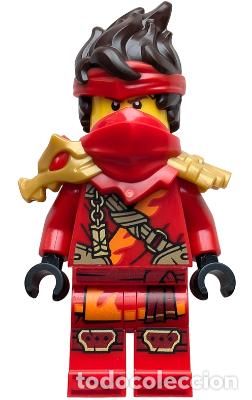 Juegos construcci&oacute;n - LEGO: Minifigura LEGO Kai - Dragons Rising con t&uacute;nica y hombreras drag&oacute;n de Lego NINJAGO