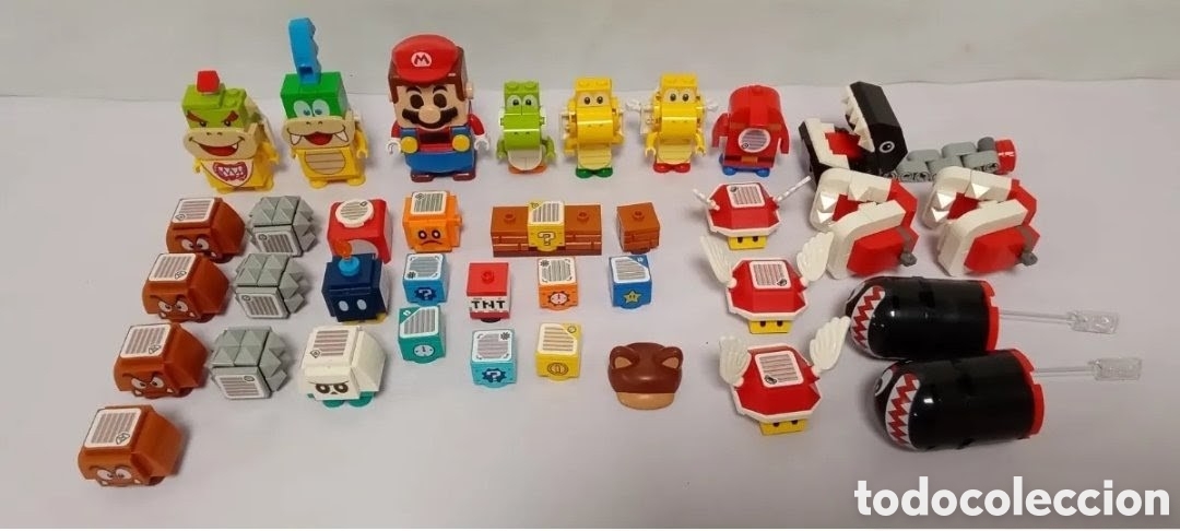 Juegos construcci&oacute;n - LEGO: Lote figuras y complementos s&uacute;per Mario Bros Lego - Foto 2