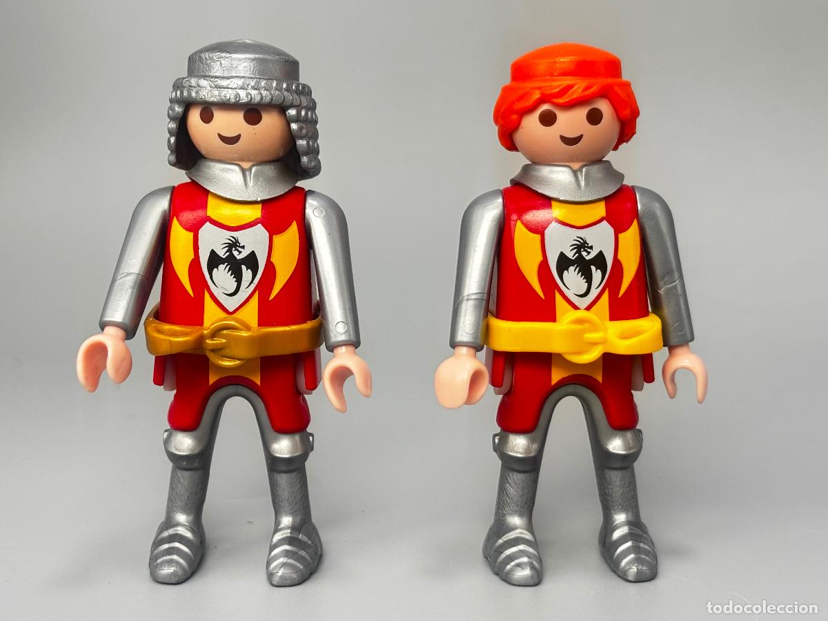 Juegos construcci&oacute;n - LEGO: Playmobil lote figura caballero del drag&oacute;n medieval