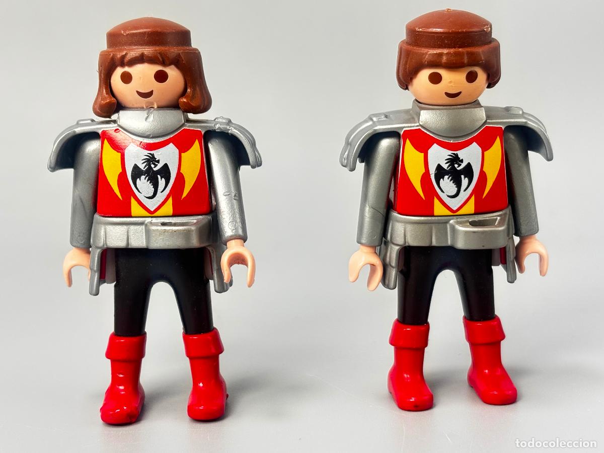 Juegos construcci&oacute;n - LEGO: Playmobil lote figura caballero del drag&oacute;n medieval