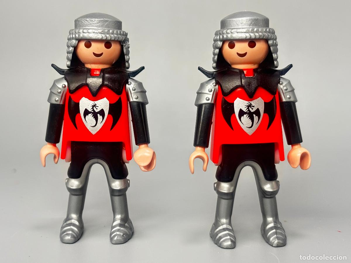 Juegos construcci&oacute;n - LEGO: Playmobil lote figura caballero del drag&oacute;n medieval