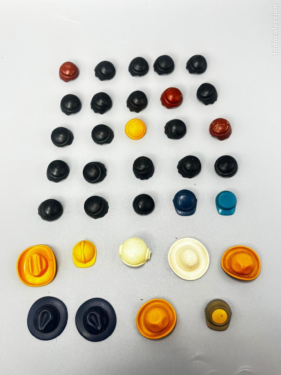 Juegos construcci&oacute;n - LEGO: playmobil lote peluca y gorros descoloridos