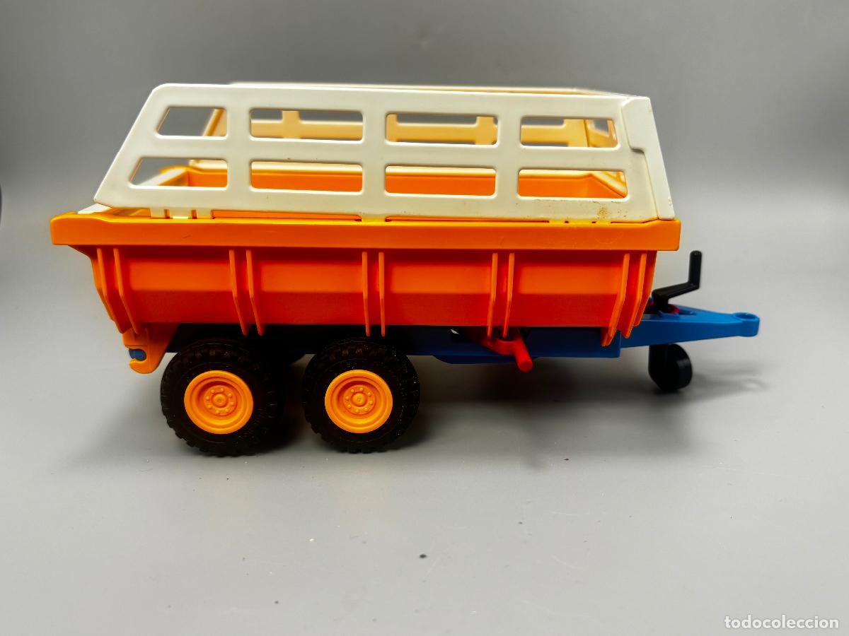 Juegos construcci&oacute;n - LEGO: playmobil 3073 remolqu&eacute; tractor granja
