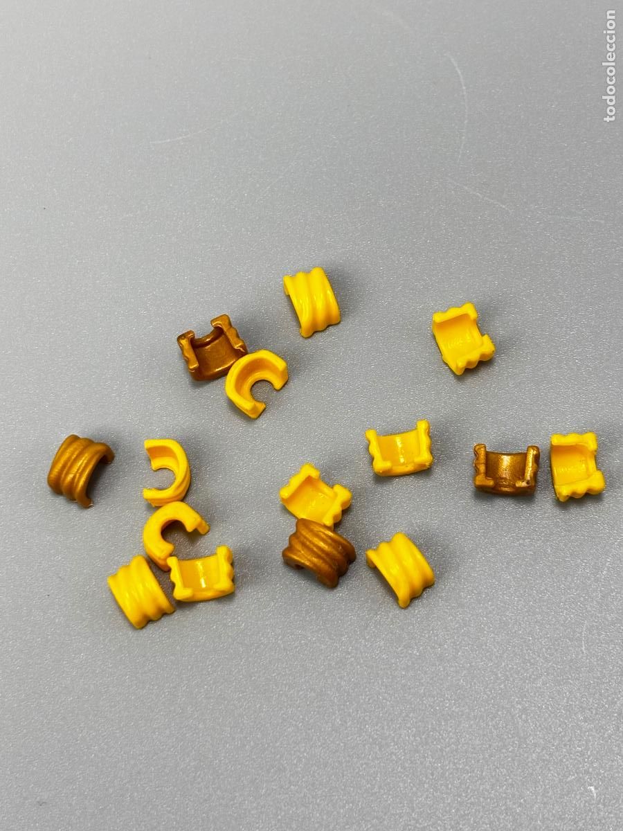 Juegos construcci&oacute;n - LEGO: playmobil lote mu&ntilde;equera con forma dorada y amarilla