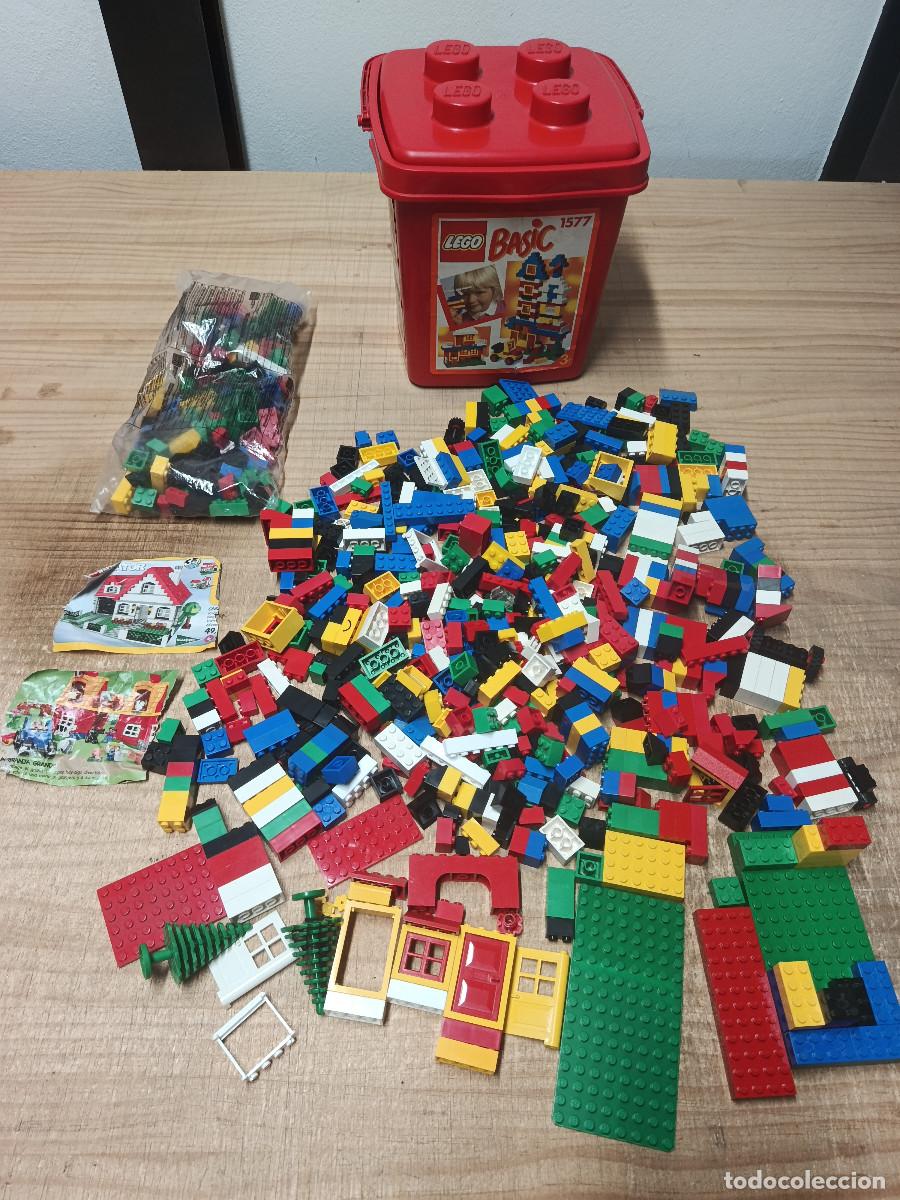 Jogos constru&ccedil;&atilde;o - LEGO: CUBO LEGO LLENO CON CIENTOS DE PIEZAS.
