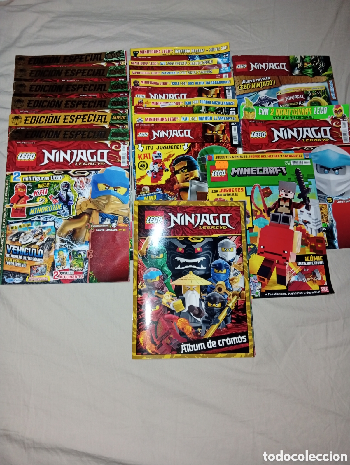 Juegos construcci&oacute;n - LEGO: Lego revista Ninjago + &aacute;lbum +Minecraft